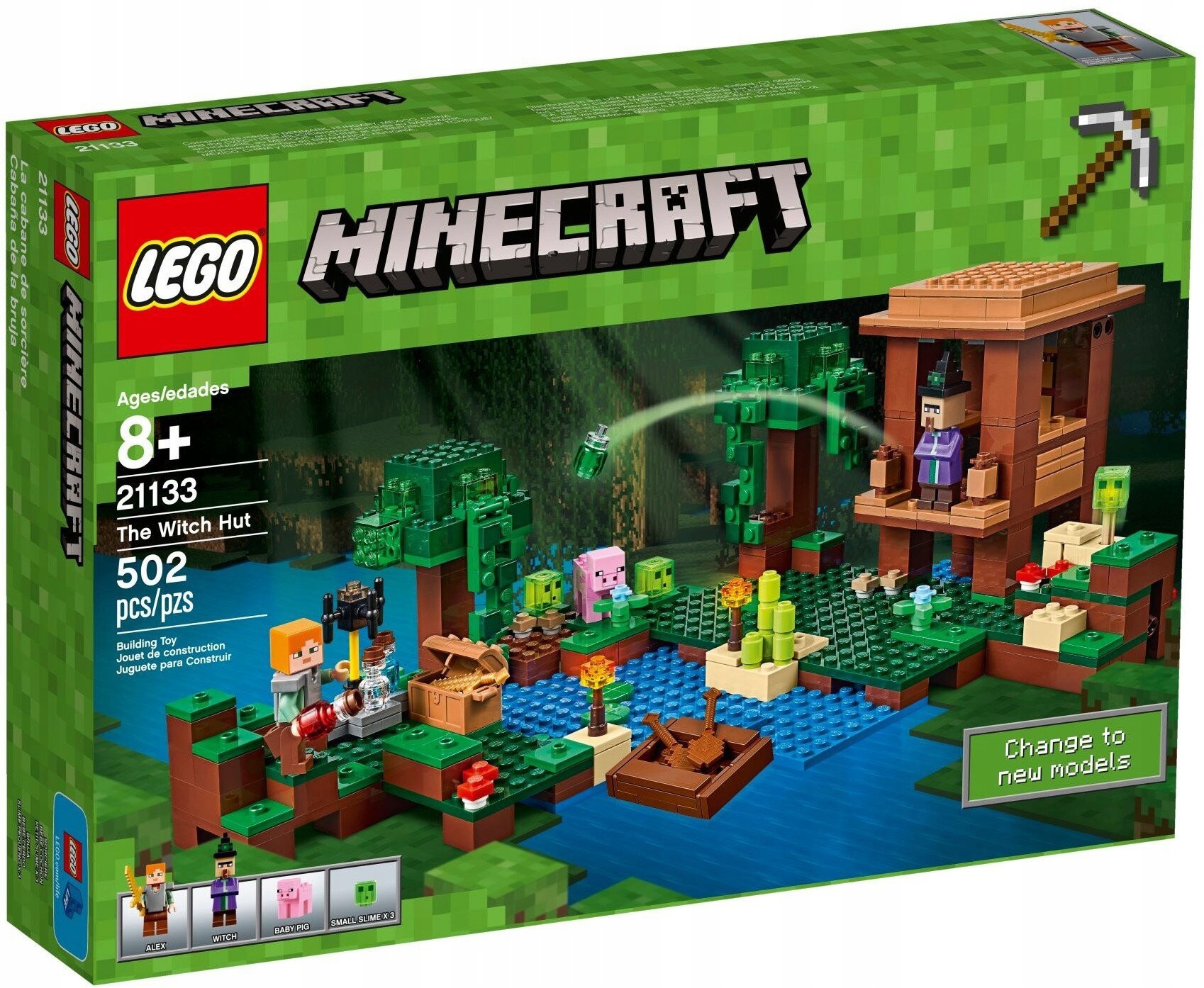 Lego Minecraft 21133 Čarodějnická chata Nové