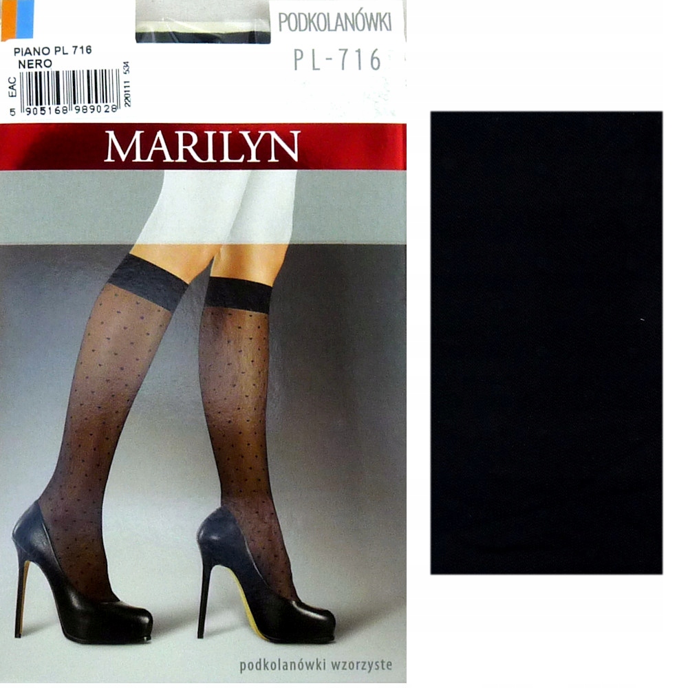 

Marilyn Podkolanówki Piano Pl 716 kropki Uni nero