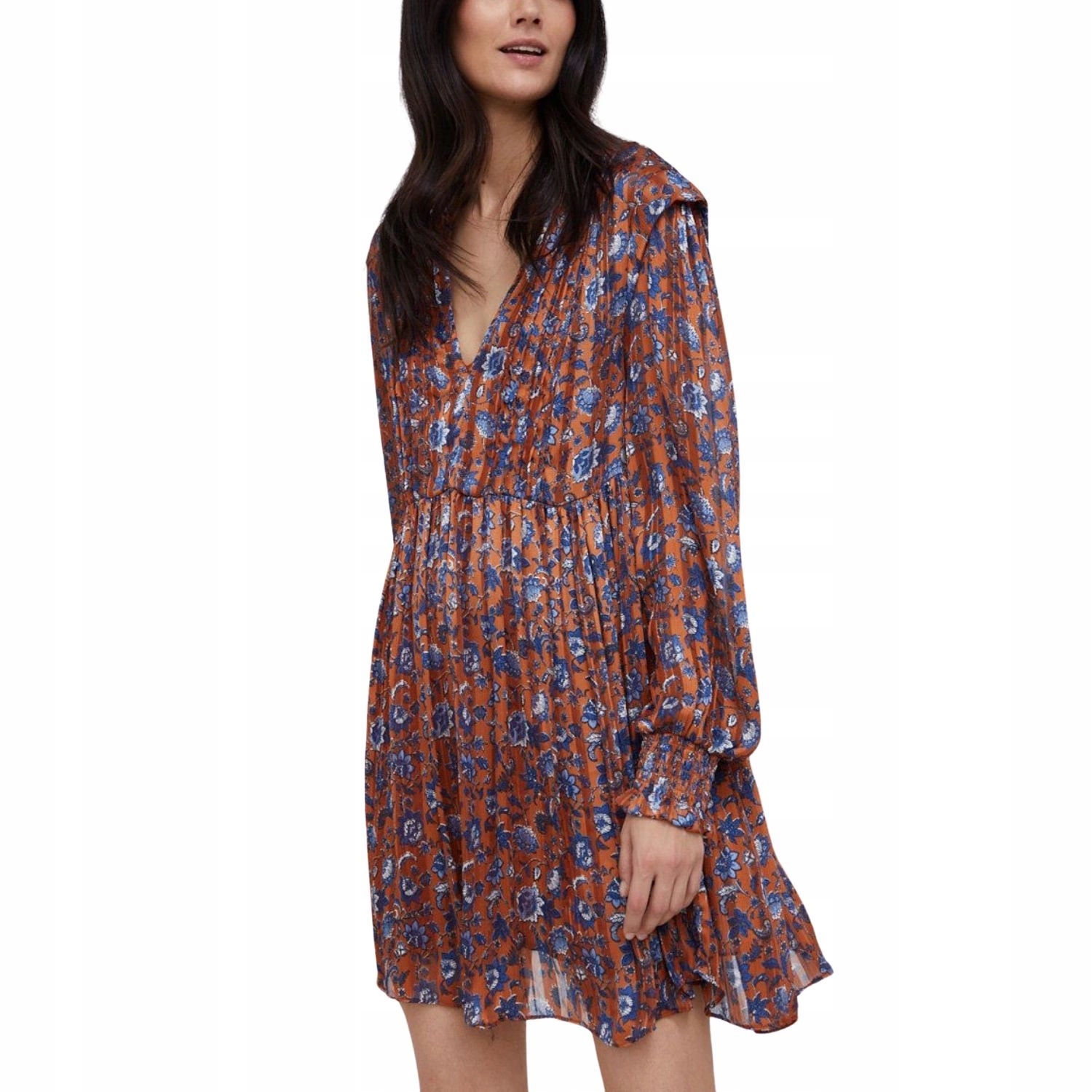 Dámské Šaty Pepe Jeans , květiny, pruhy, volné, volánky, vzdušné, vel. S