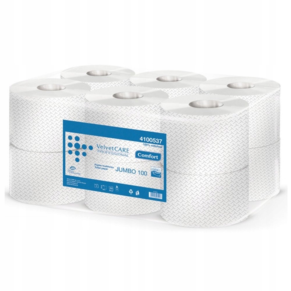 

Papier Toaletowy Velvet Care Jumbo 12 Rolek, 100m