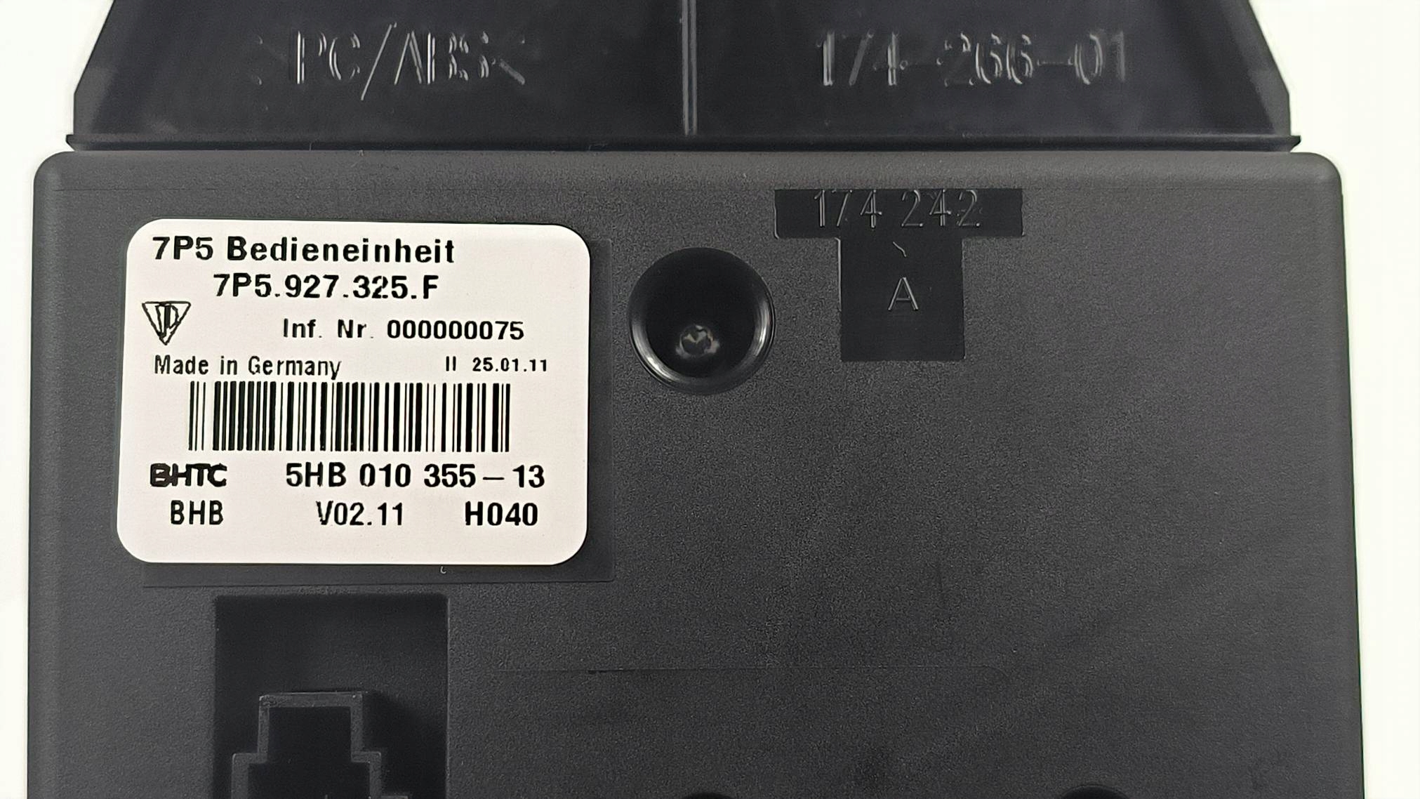 PANEL GRZANIA Sitze 7P5927325F PORSCHE CAYENNE II 7P5 92A