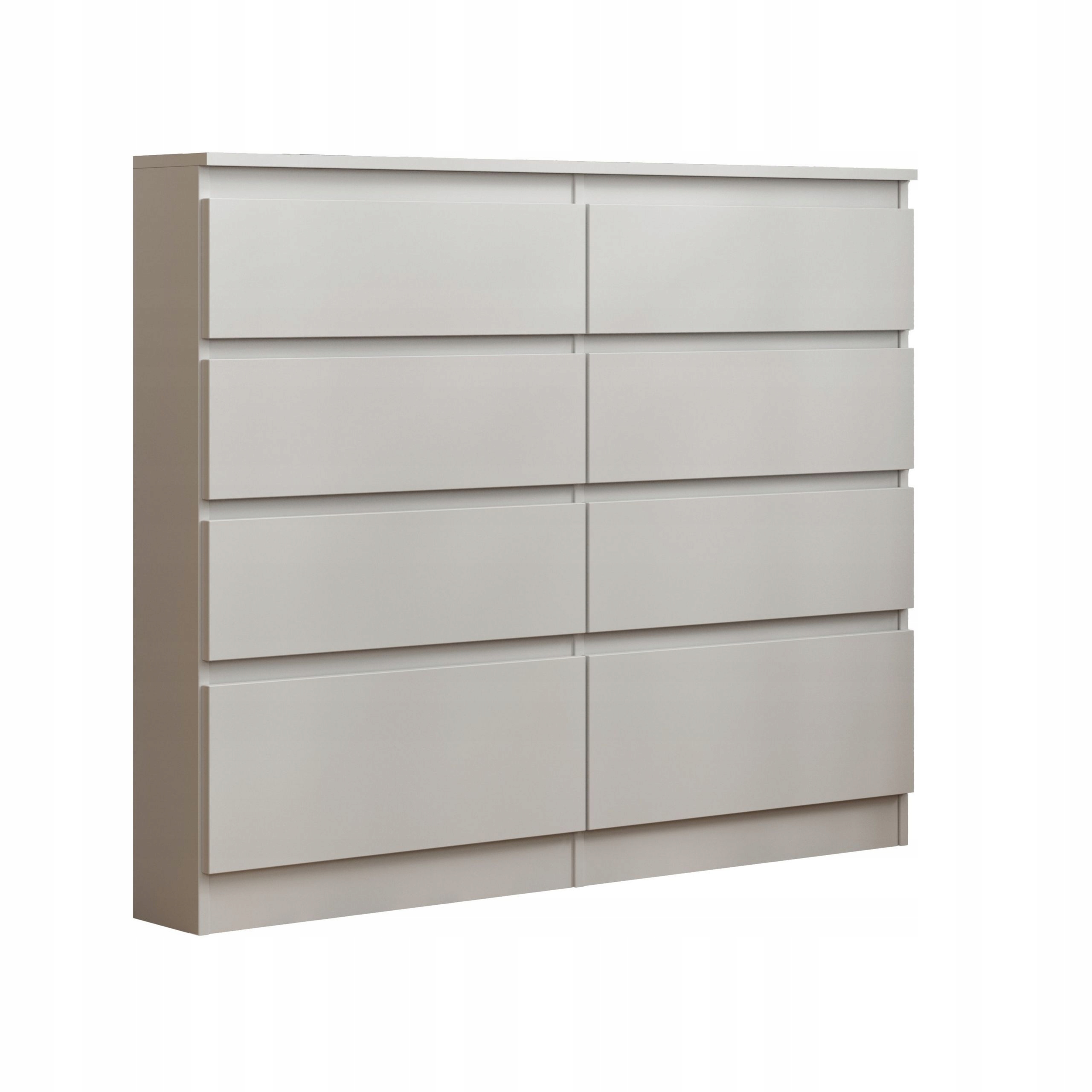 Komoda Adriano 120 cm do obývacího pokoje Ložnice Bílá
