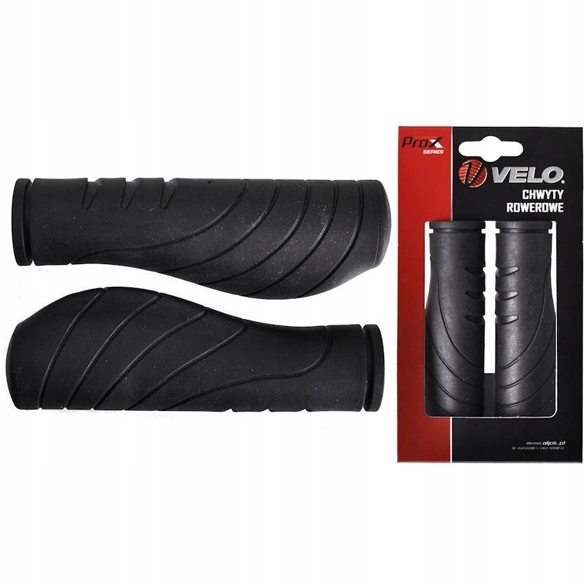 Chwyty Kierownicy VLG-1389D2 130mm Czarne