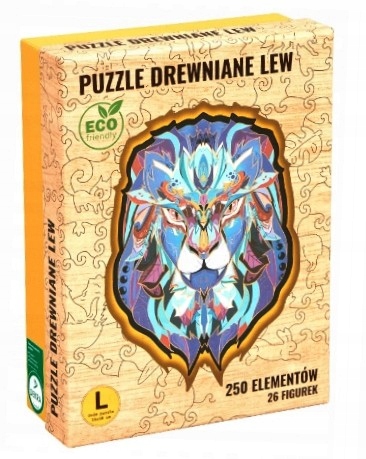 

Puzzle Drewniane Lew 250 elementów 26 figurek