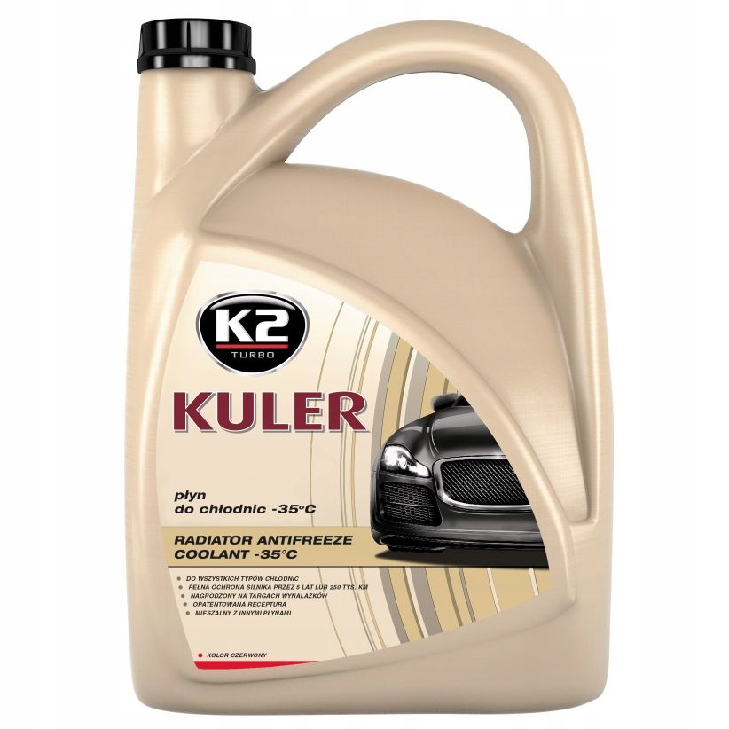 

K2 Plyn Do Chlodnic G12 Kuler 5L -35C Czerwony