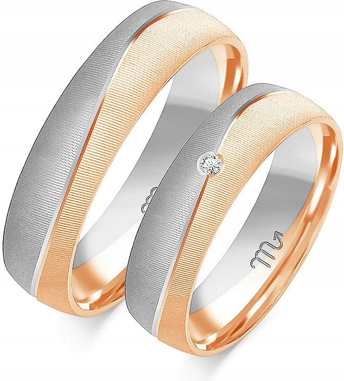 Nadčasové snubní prsteny ze 14karátového zlata z roku 585, 8 9 10, bohatá kolekce pro svatba