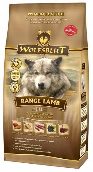 Levně Wolfsblut Dog Range Lamb Adult jehněčí a rýže 12,5 kg