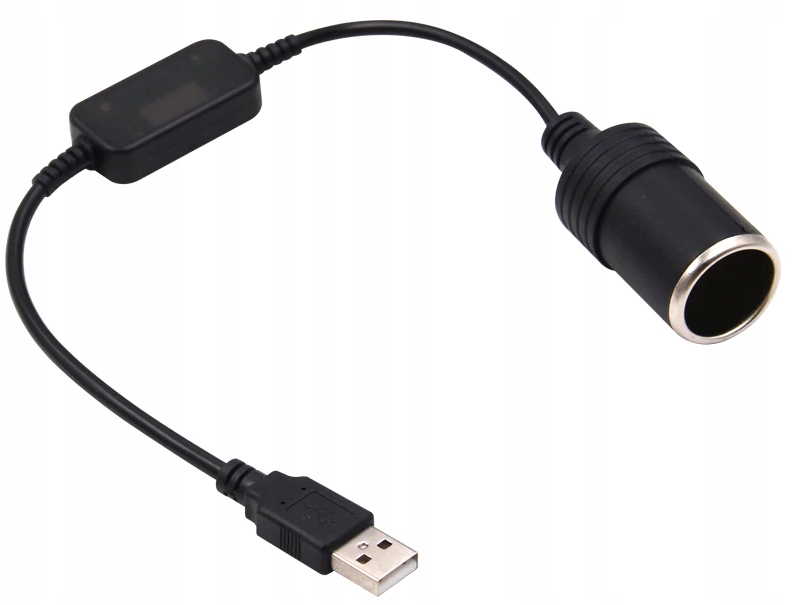 Adapter Konwerter Usb Gniazdo Zapalniczki 12V Auto