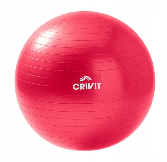 Crivit Miękka piłka gimnastyczna 55 cm różowy