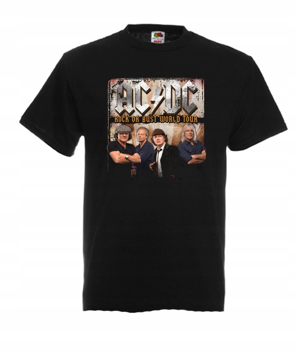 

M Koszulka Męska Ac/dc Rock Or Bust Angus Wzory
