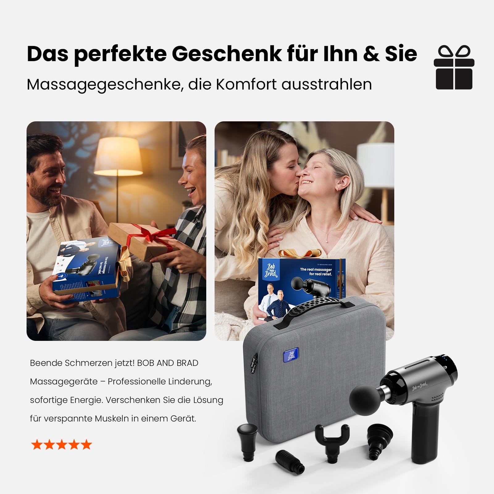 BOB AND BRAD T2 Masażer Do Mięśni 4000mAh 3200rpm USB-C — miniatura 8