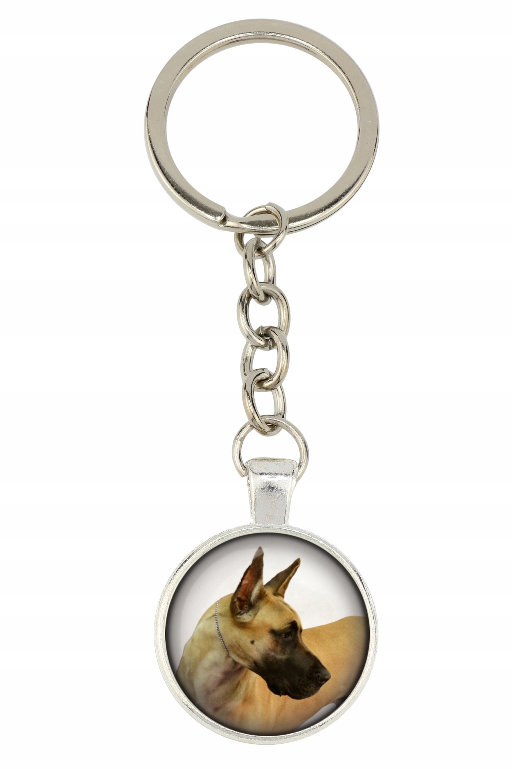 

Dog niemiecki Brelok Twoje zdjęcie foto Handmade