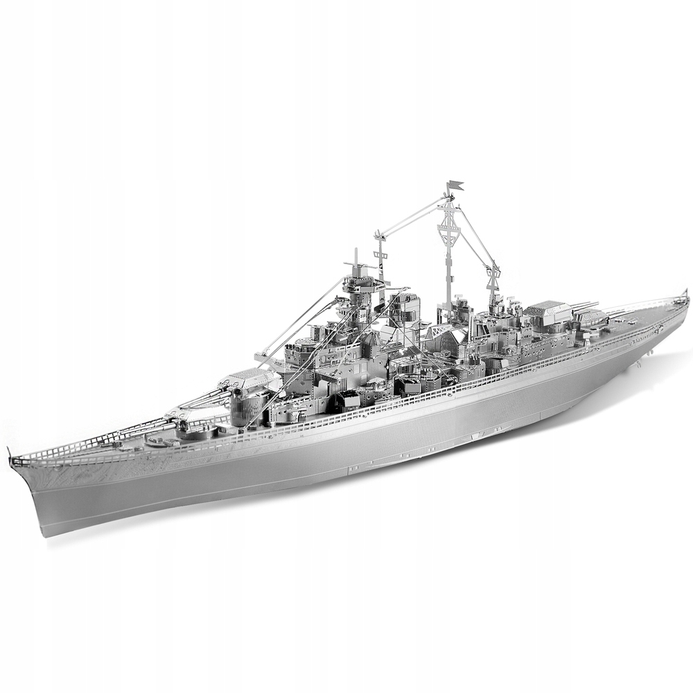 

Piececool Puzzle Metalowe Model 3D Statek Bismarck