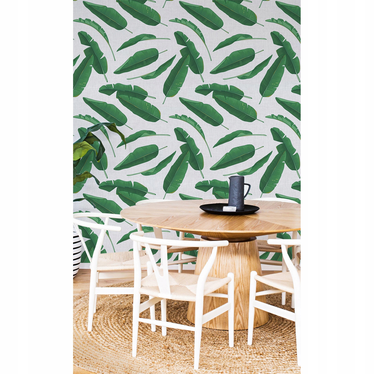 

Tapeta ścienna Soczysta zieleń bananowca 250x250cm