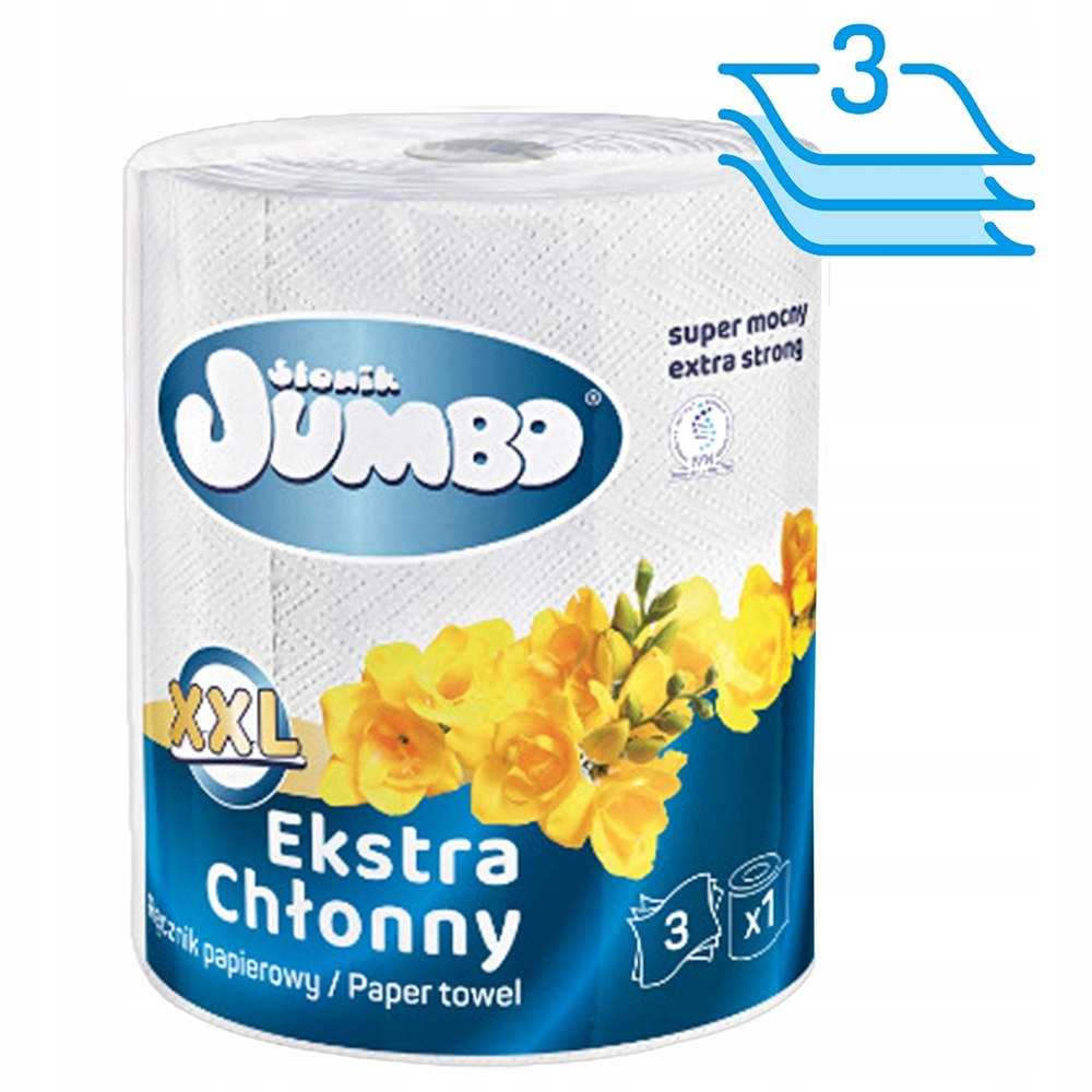 

Ręcznik Papierowy Celuloza Słonik Jumbo XXL 3W