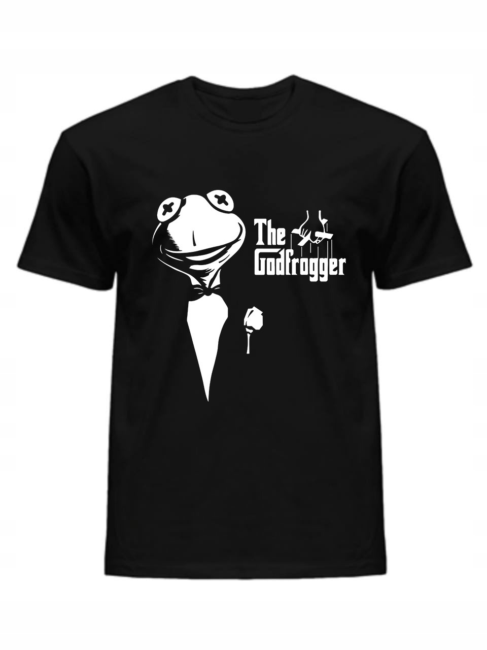 

Koszulka T-shirt Męski Kermit Muppet Czarny XXL