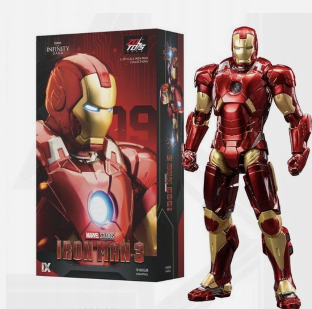 Figurka Iron Man Mk9 IX 18 cm verze Premium Marvel Zd Toys Originální