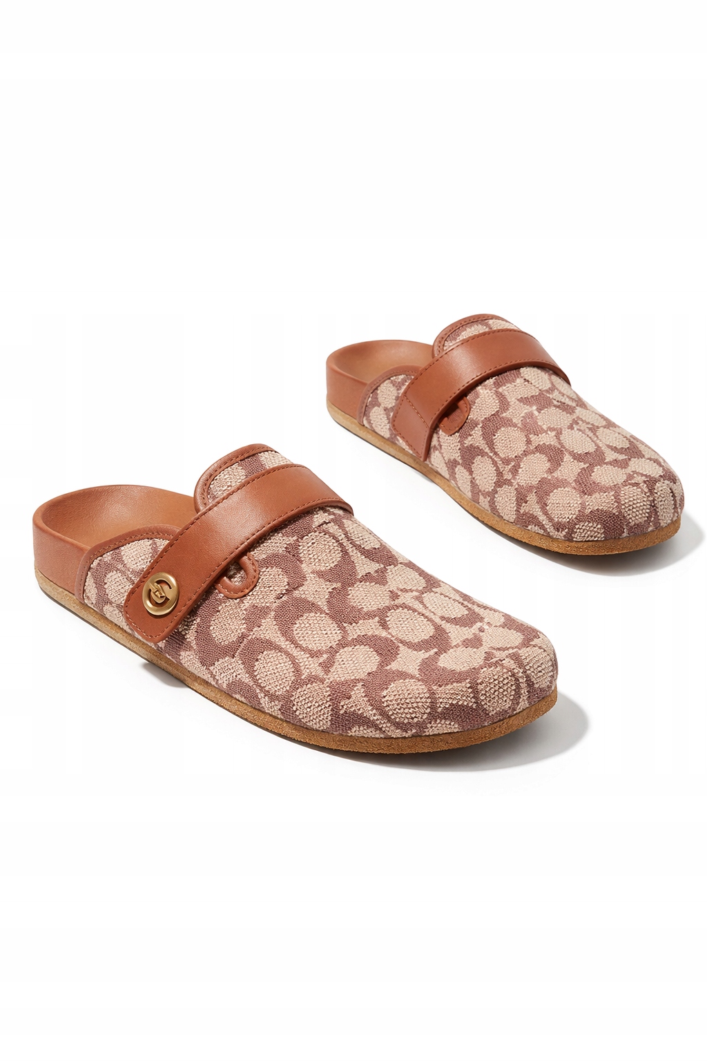 Coach Nazouváky Casual Hnědé S Koženými Pásky 40,5 I4A