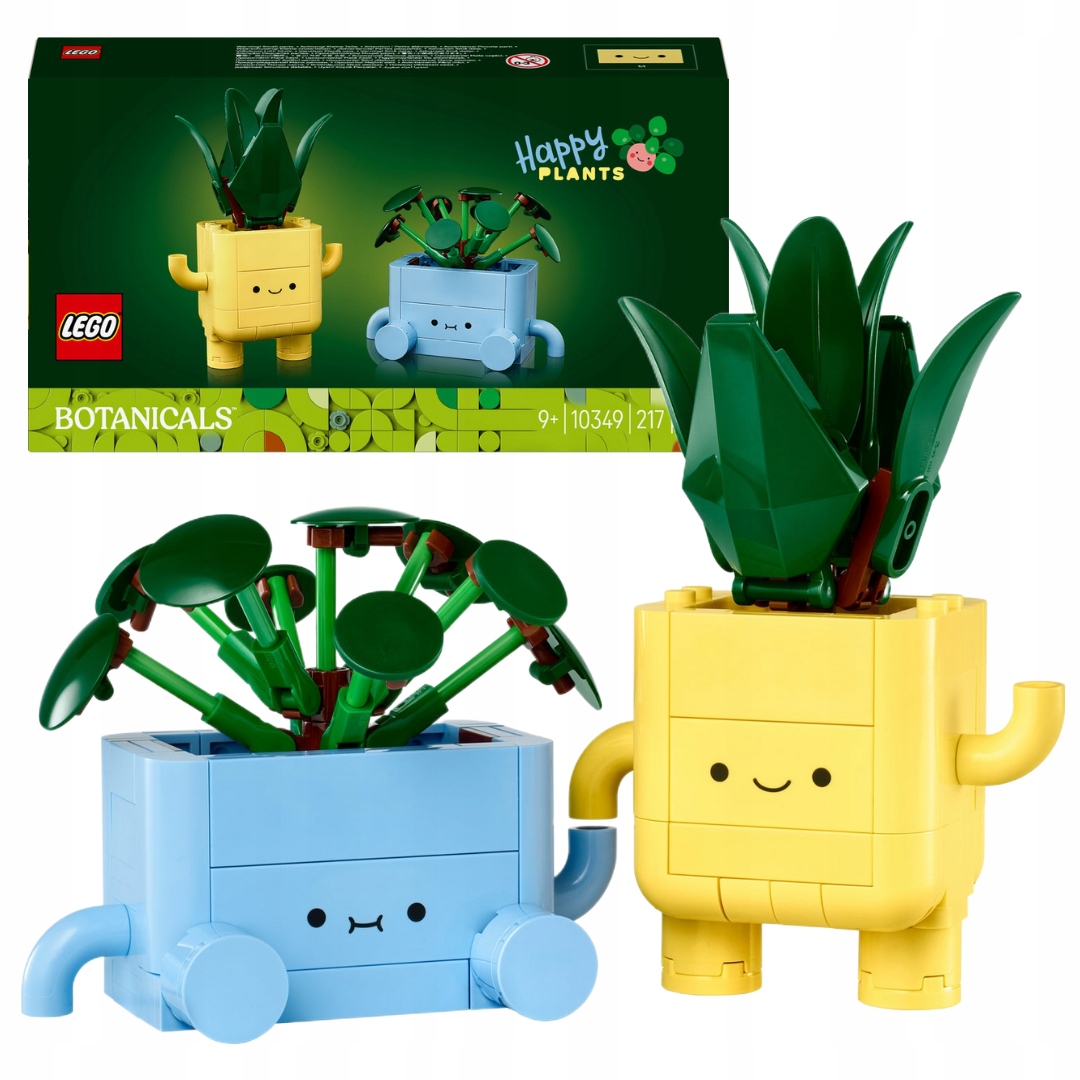 Lego Botanicals Veselé rostlinky Stavebnice Květiny Ozdoba Dárek 10349