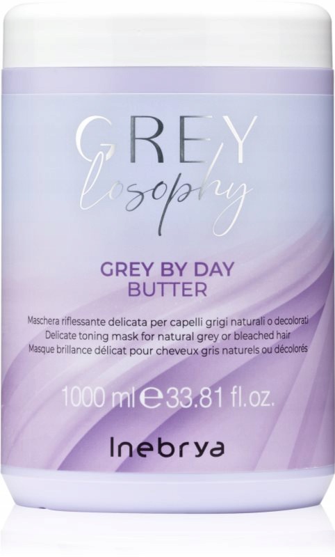 Inebrya Greylosophy Grey By Day Butter Maska Na Vlasy 1000 ML