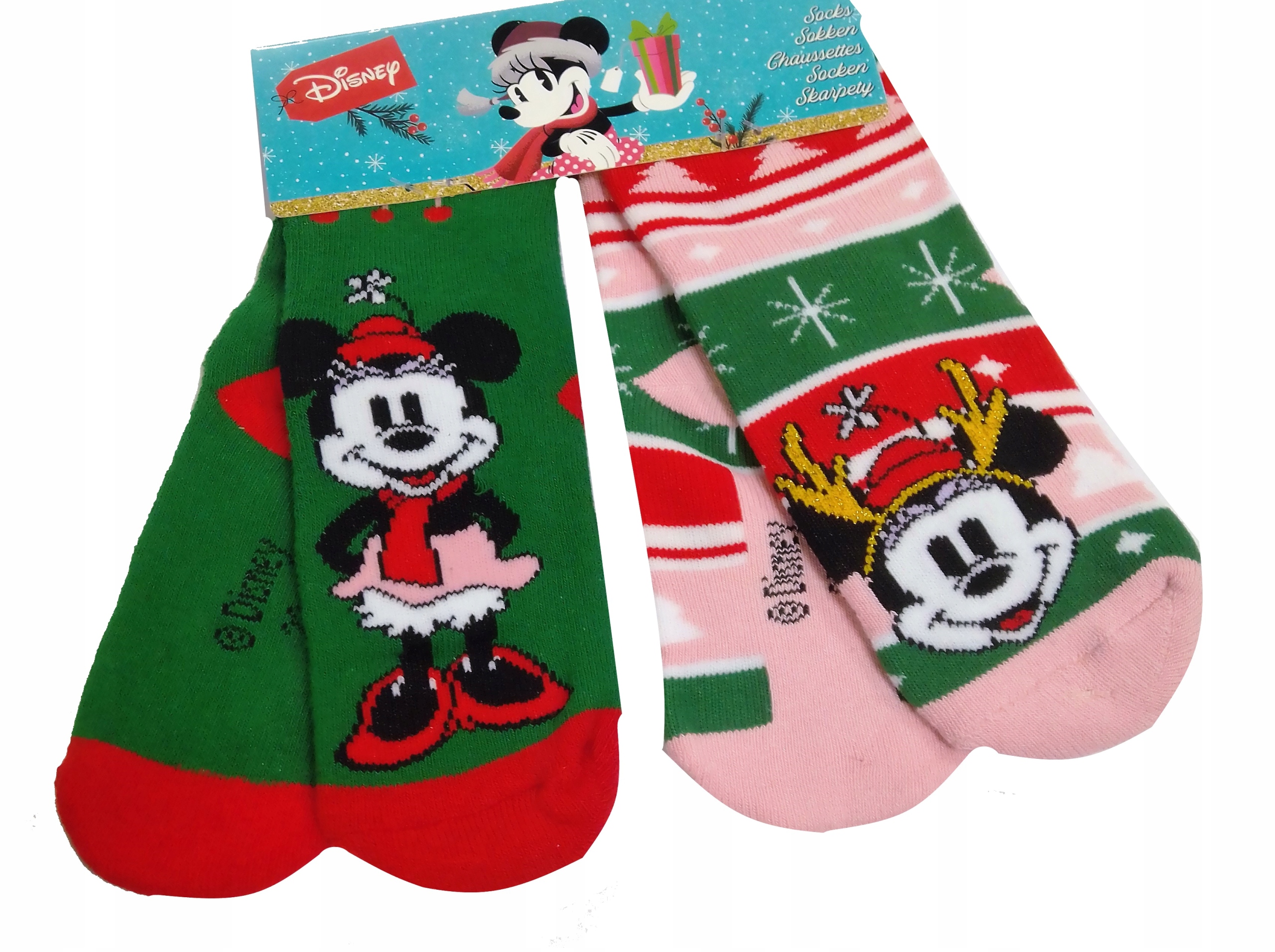 

Skarpetki frotte Świąteczne Disney r. 23-26 2 pary