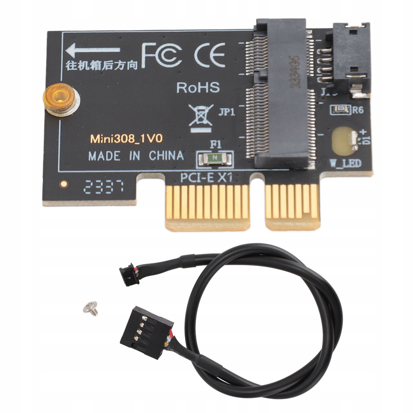 M.2 do karty adaptera PCIE X1 szybka transmisja danych Pluggable M.2 DU