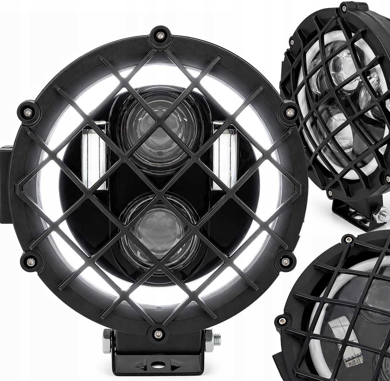 Led Lampa 7 Palců Ring Drl 4X4 Atv Světlomet Pracovní IP67 12V Do Auta Moto