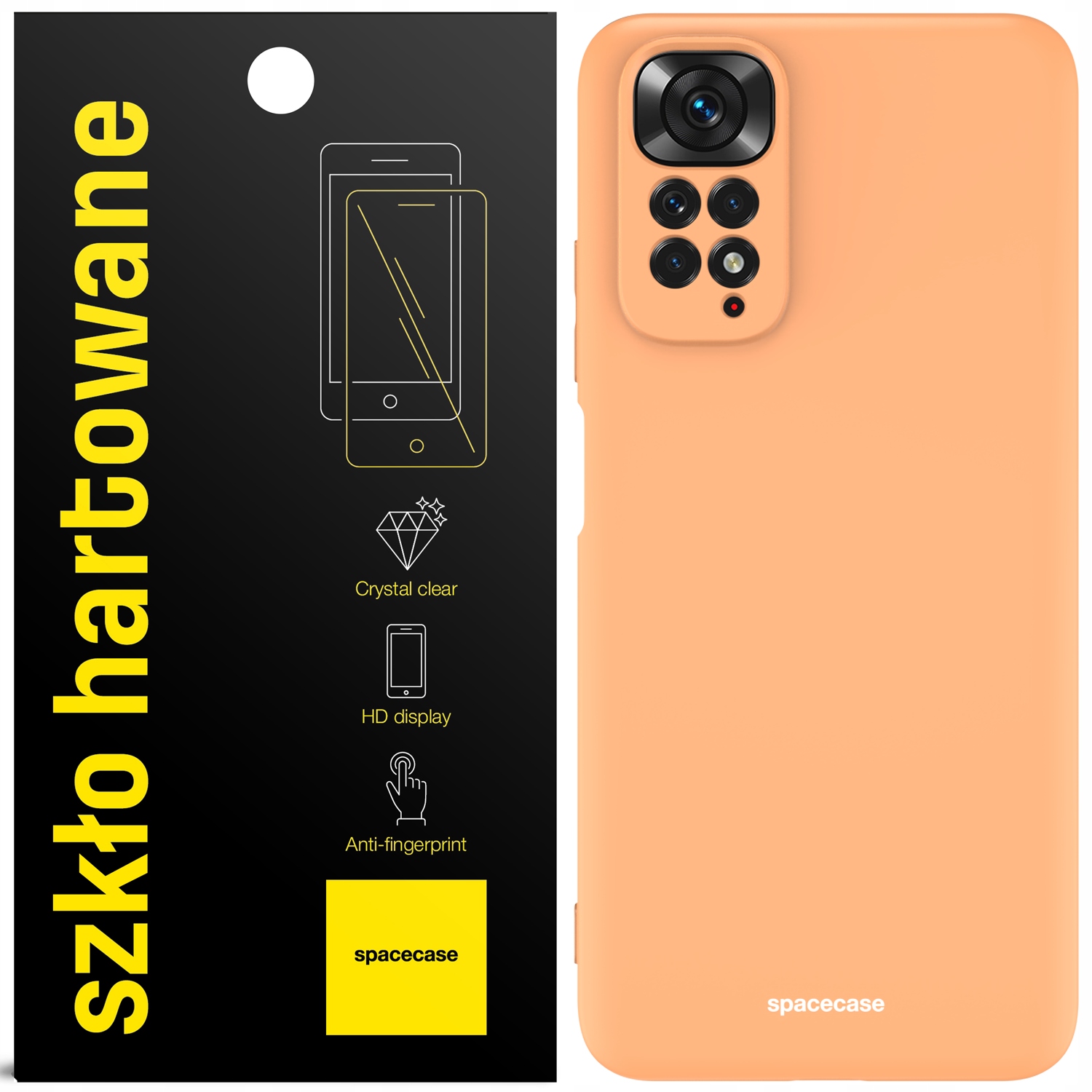 

Etui Do Redmi Note 11 11S Spacecase Case Szkło