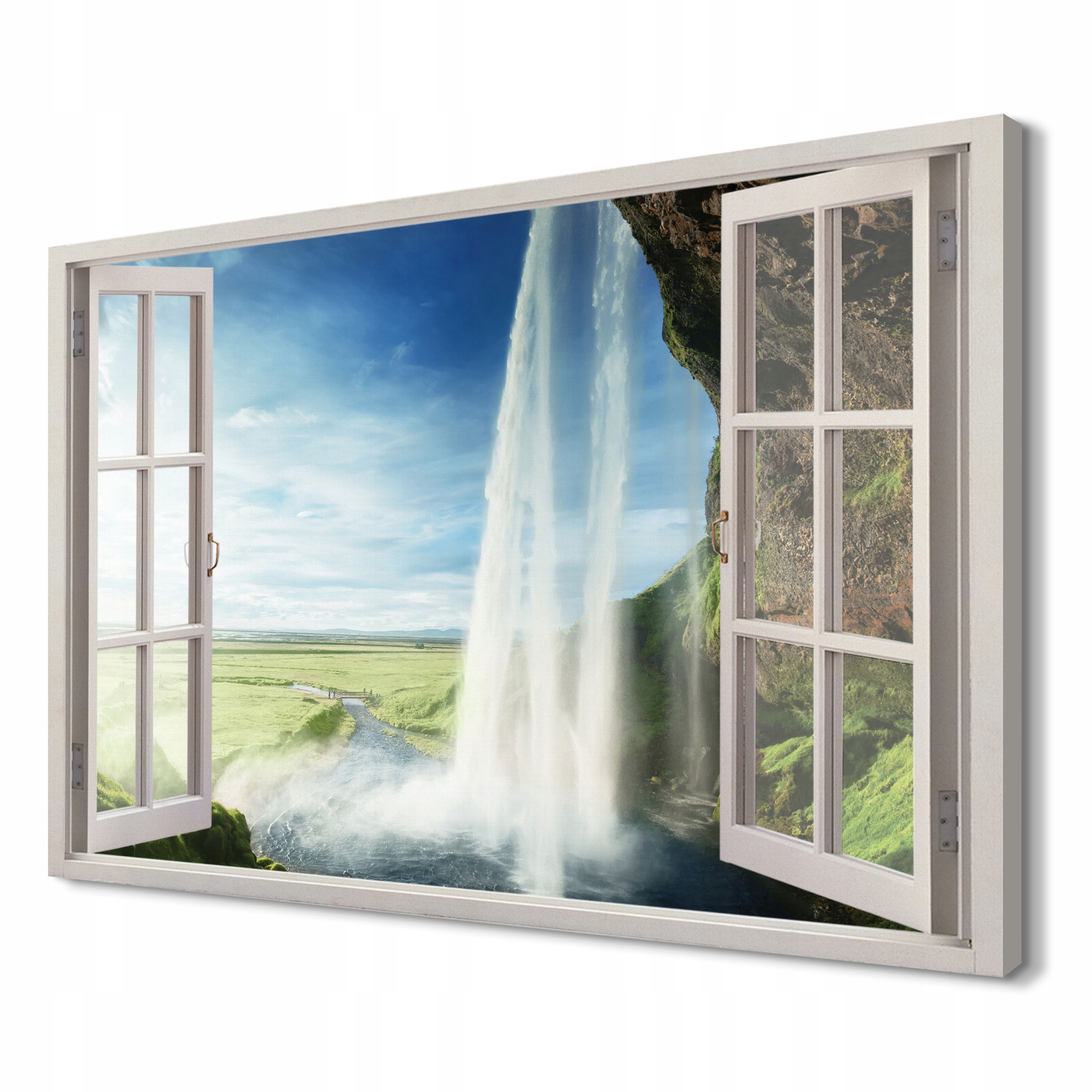 

Wodospad Islandia Obrazy drukowane canvas 120x80