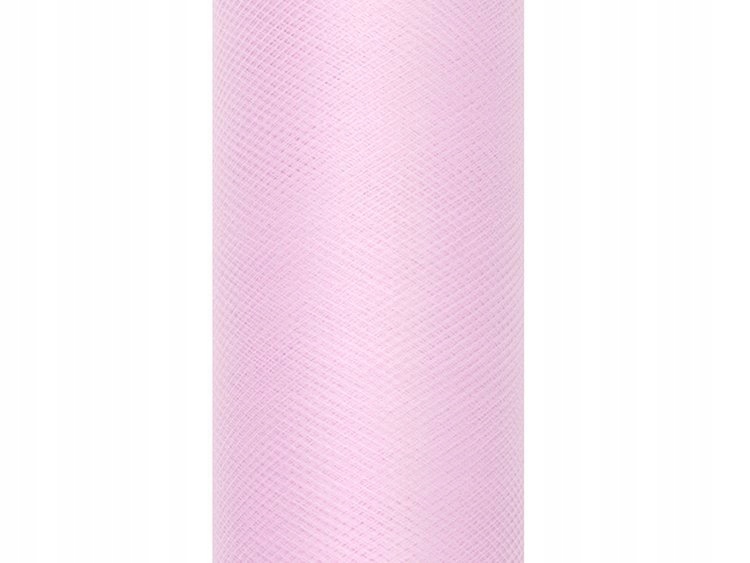 

Tiul Gładki Na Szpulce 15 cm x 9 m Jasny Róż Ślub