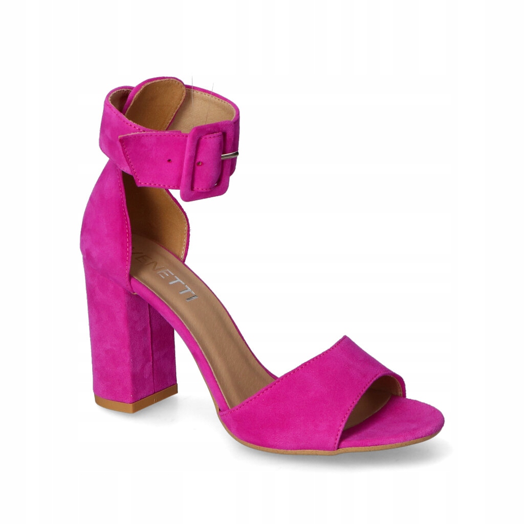 Sandály Venetti 1822 Fuchsia semiš 36