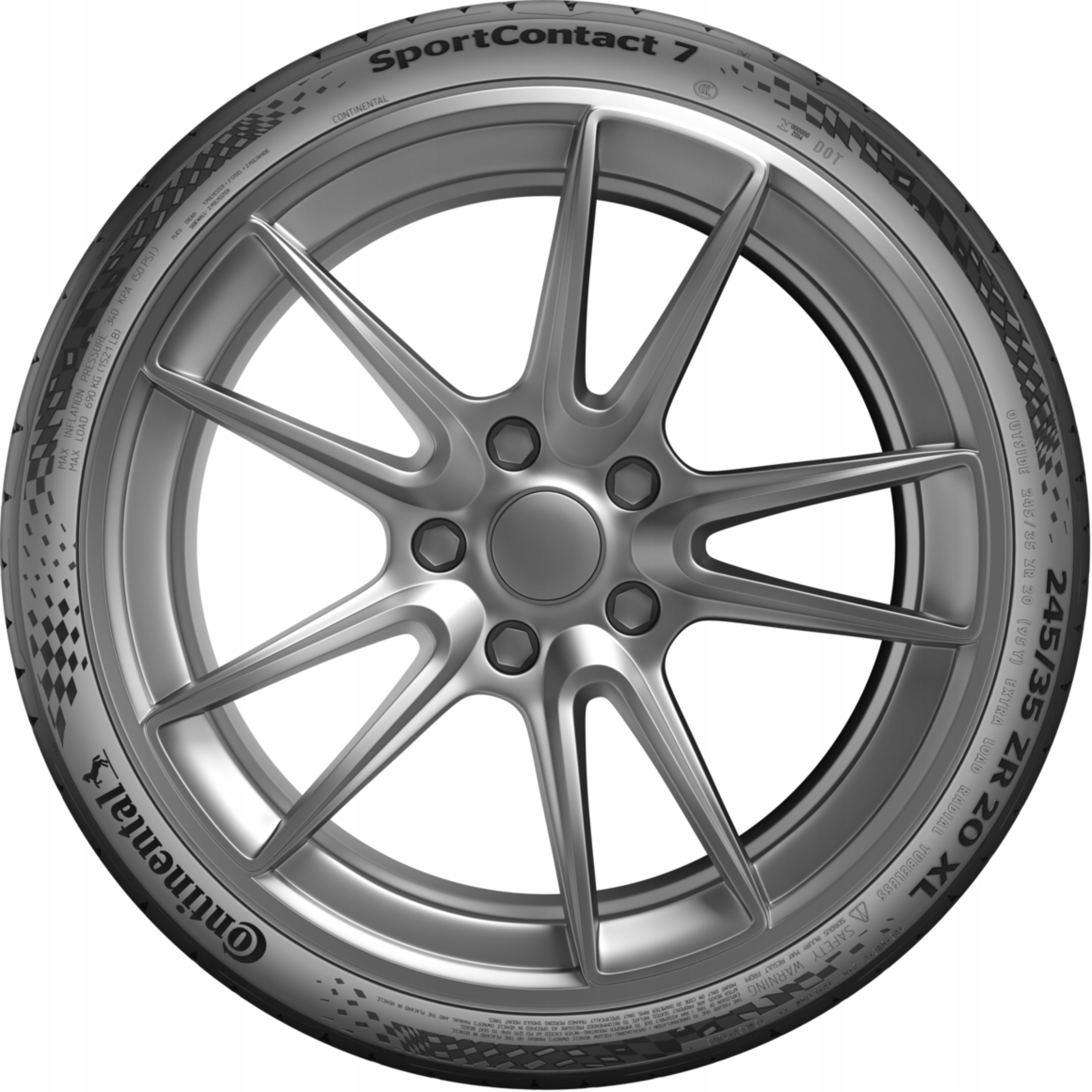 Letná pneumatika osobná pneumatika Continental 255/45R20 Loco 105Y SC7