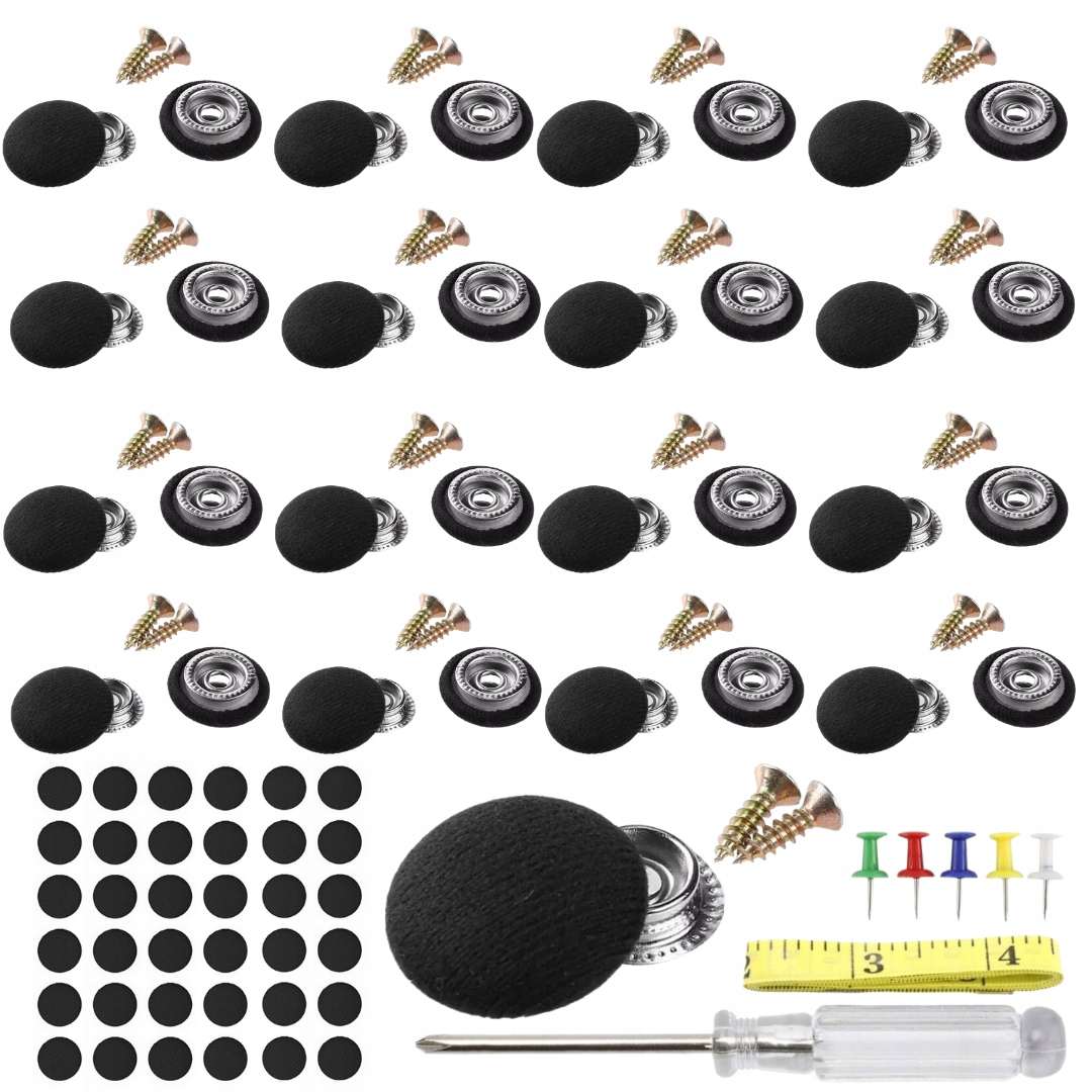 ZESTAW DO NAPRAWY PODSUFITKI SAMOCHODOWEJ 62 SZT KOLOR SZARY +GRATIS Typ samochodu 4x4/SUV Autobusy Niezdefiniowany Samochody ciężarowe Samochody dostawcze Samochody kempingowe Samochody osobowe