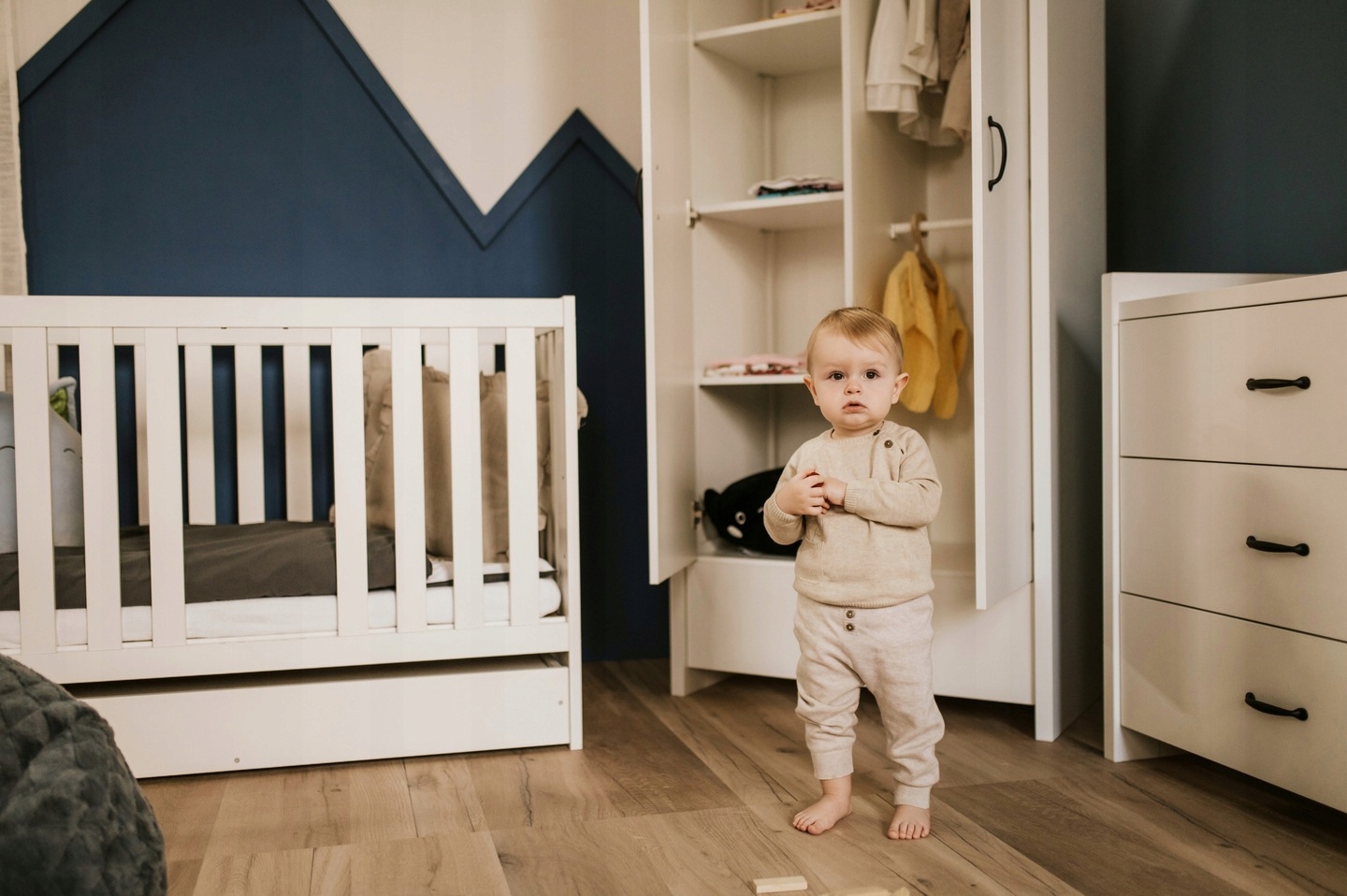 ŁÓŻECZKO DREWNIANE MEBLE KLUPŚ AMELIA 2 BIAŁA 120X60 LITTLES Długość (cm) 120