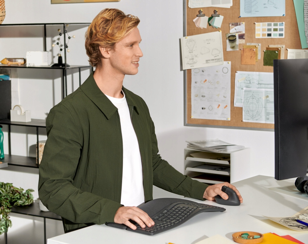 Mysz Logitech Mouse 910-006474 / Lift Vertical Links Black Producent Logitech