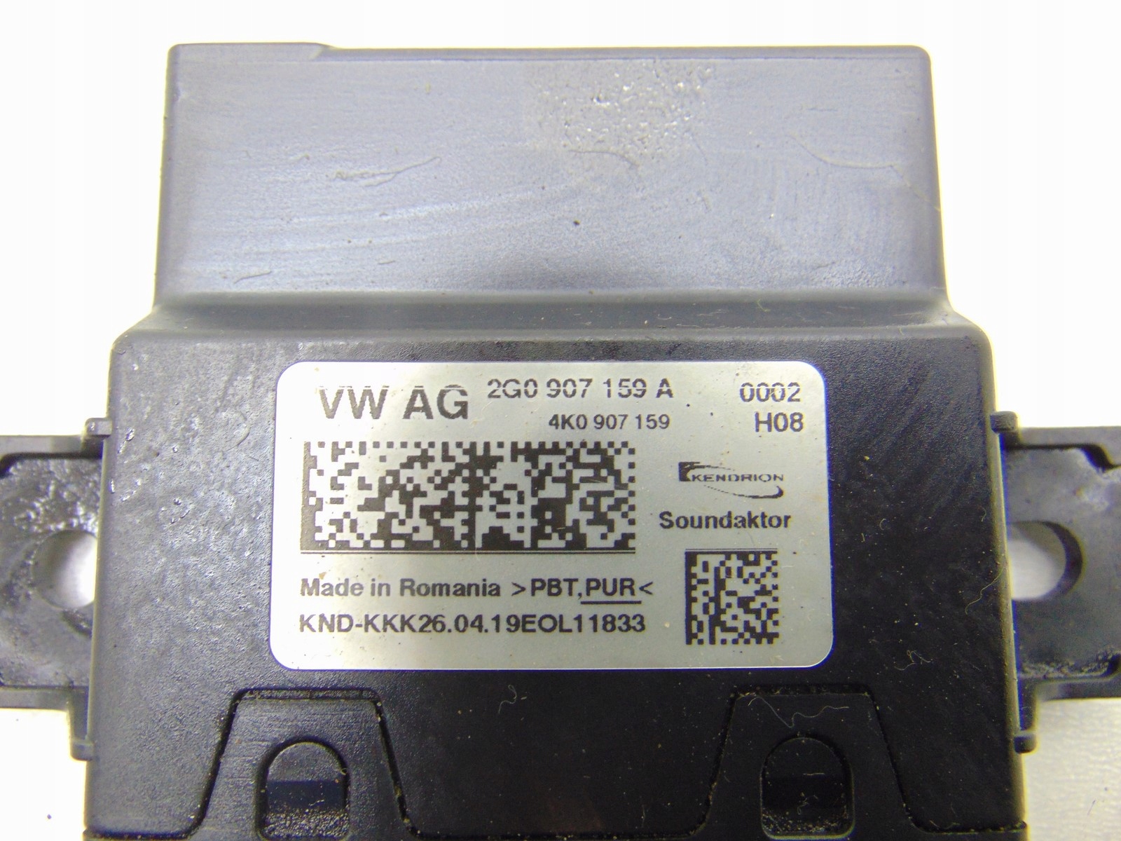 module control unit DZWIEKU VW POLO 2G GTI 17- 2G0907159A