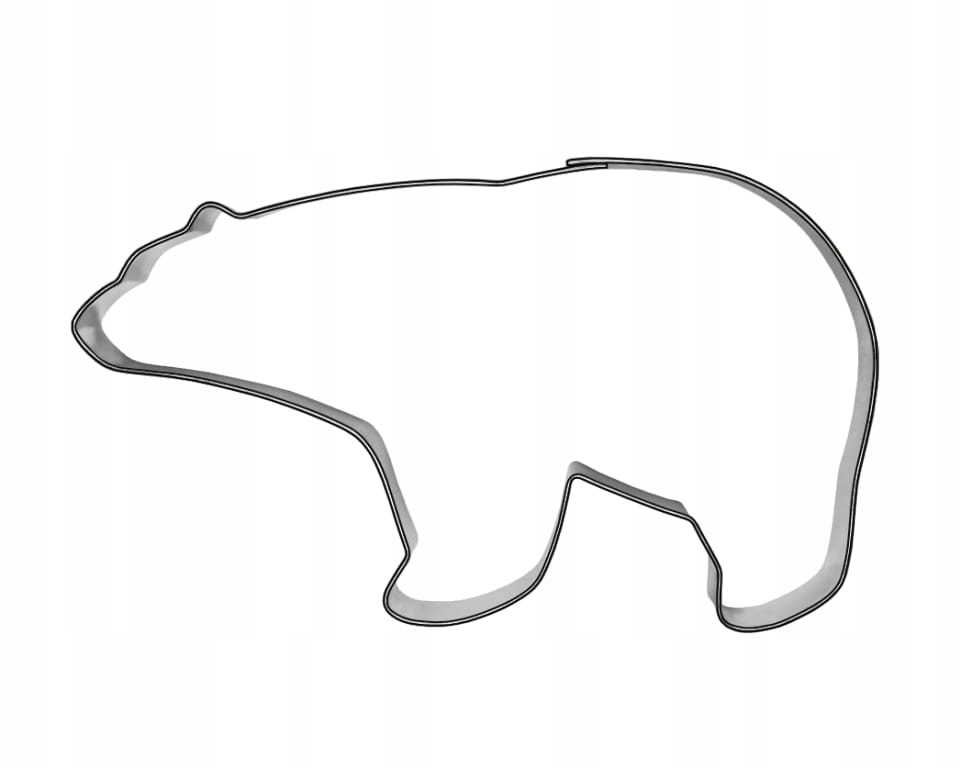 

Foremka miś polarny 12 cm misiu, niedźwiedź