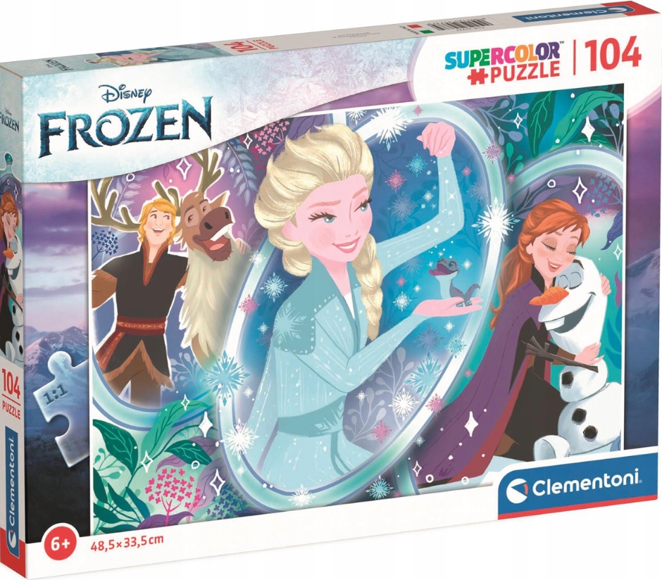 

Puzzle 104 El Frozen 2 Kraina Lodu Elsa Anna Olaf