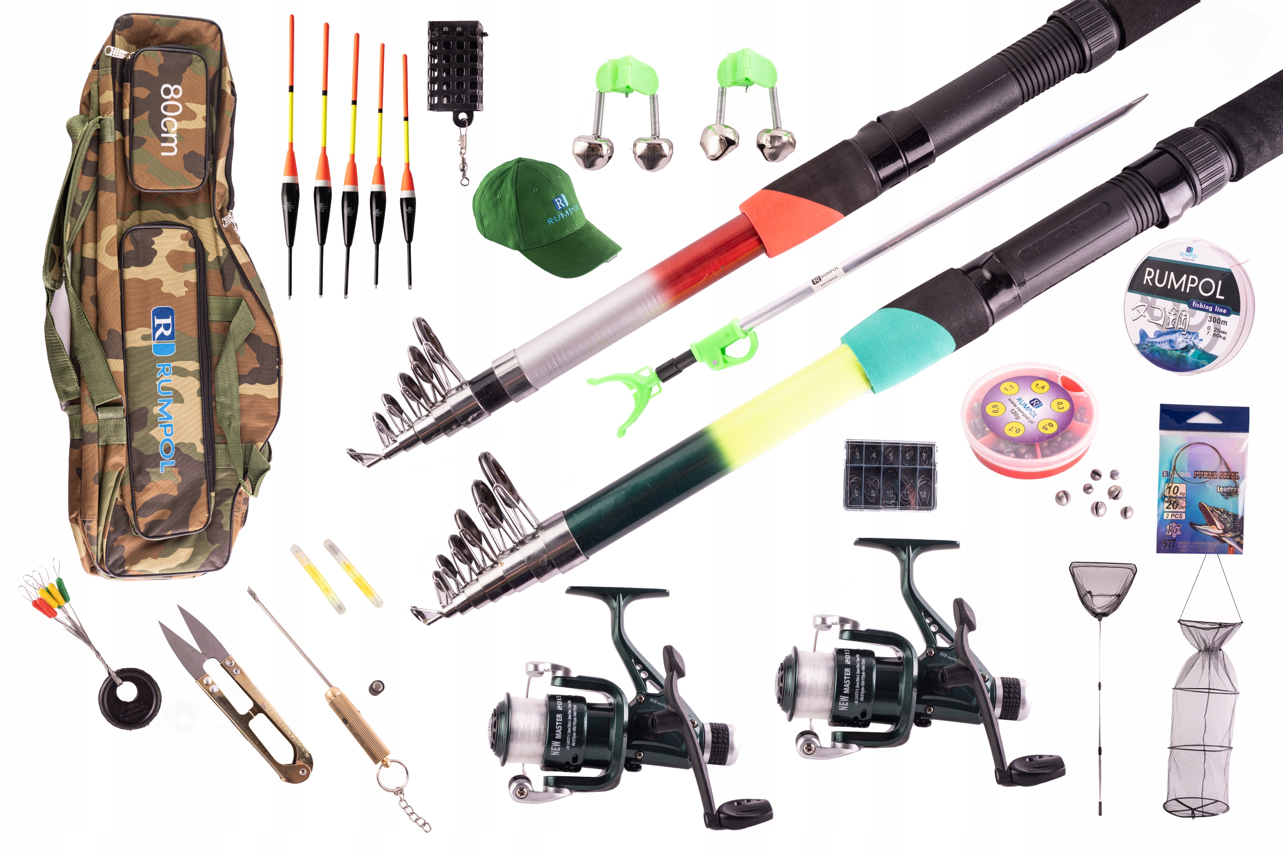 KOMPLETNY ZESTAW WĘDKARSKI 3M + GRATIS!!