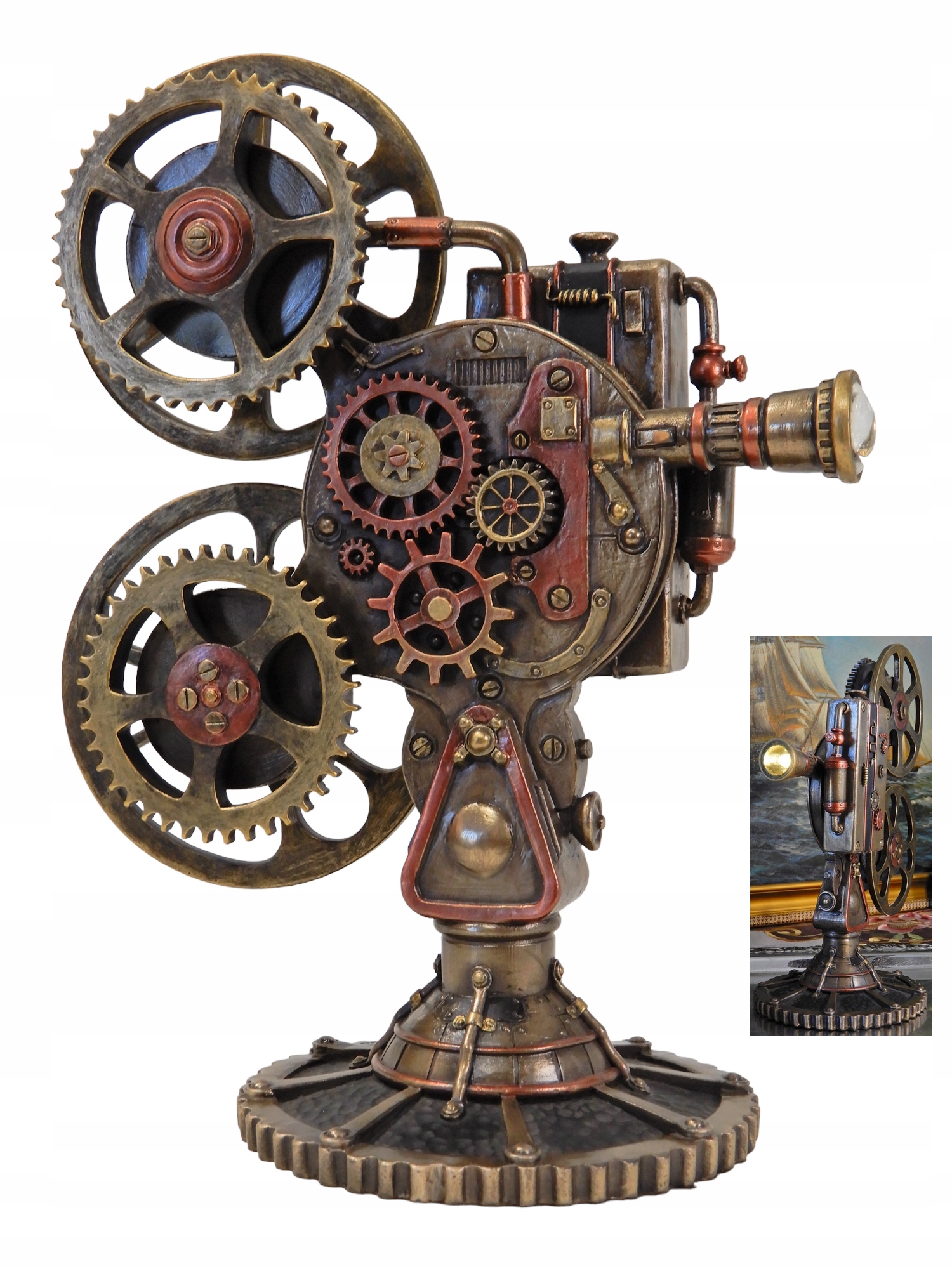 Mechanická Kamera Steampunk S Gravírovacou Lampou