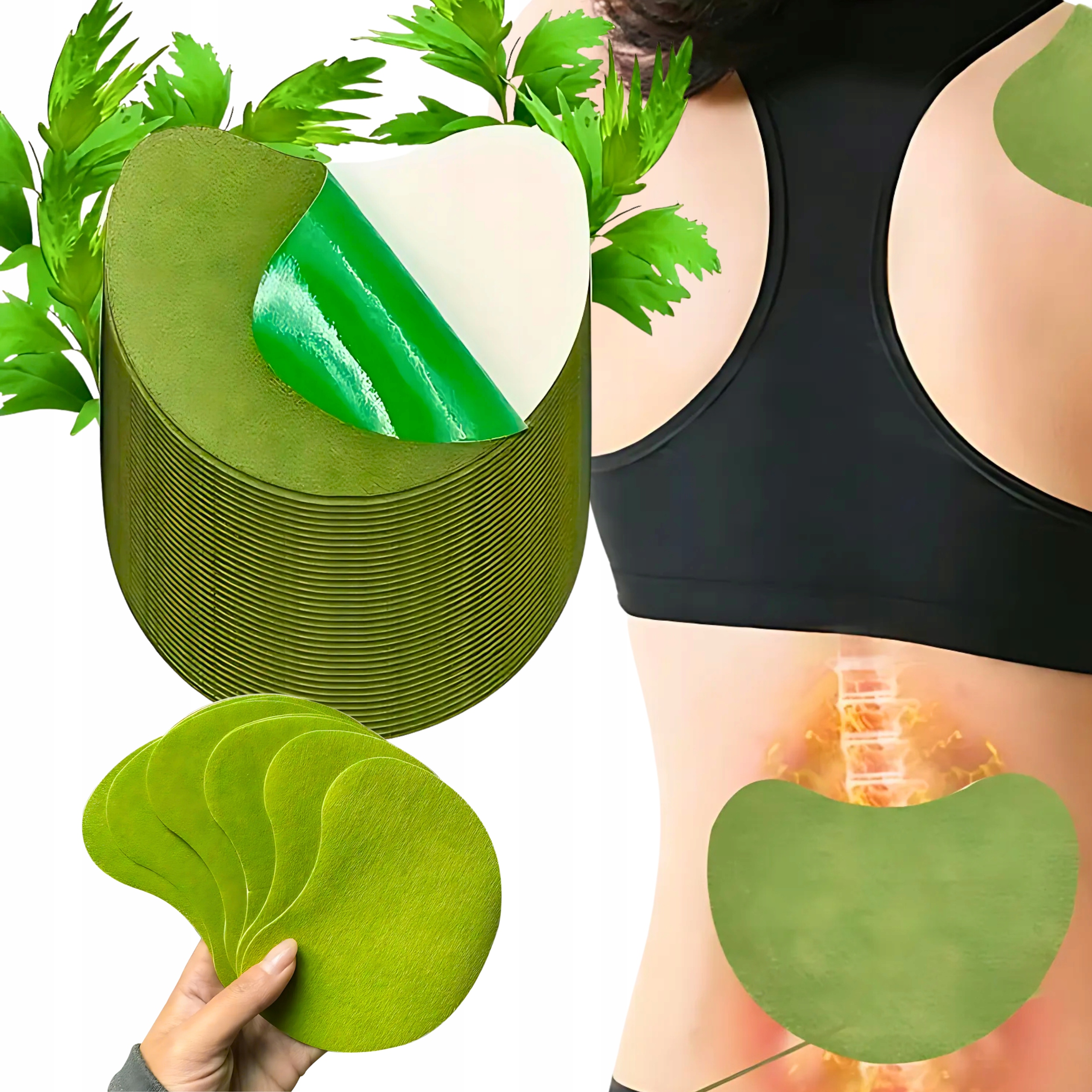 Silne Plastry Przeciwbólowe Na Kręgosłup Lędźwiowy Kolana Biodro Barki 60