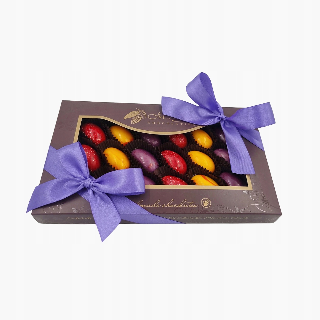 Kolekcja pralin w kształcie jajek Wielkanoc