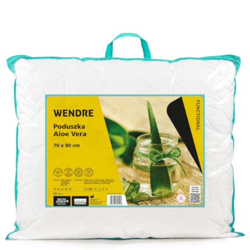 ANTYALERGICZNA KOŁDRA 220x200 + PODUSZKA 70x80 Długość 200 cm