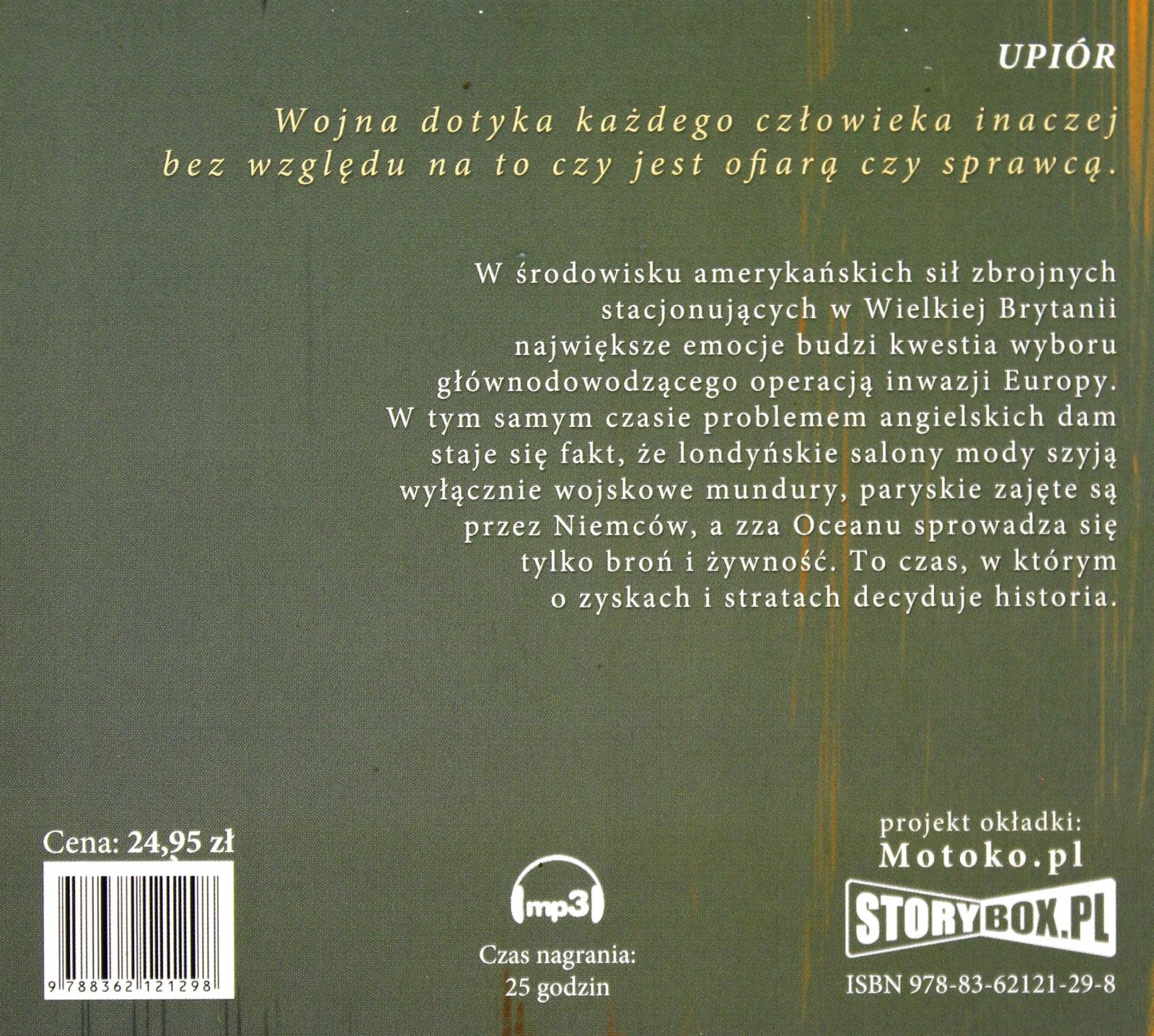 UPIÓR - LEONARD ZAGÓRSKI [AUDIOBOOK] [CD-MP3] Stan opakowania oryginalne