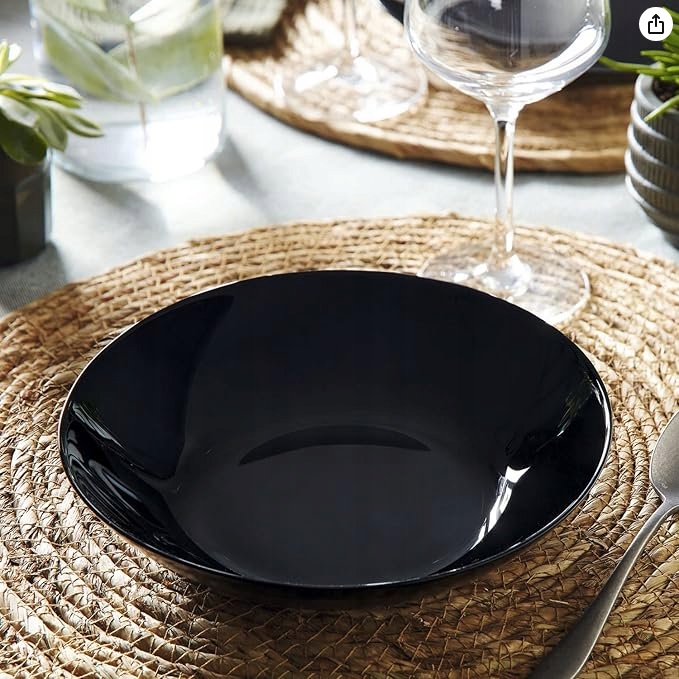 SERWIS OBIADOWY ZESTAW TALERZY OPAL CLASIC 6 OSÓB KOMPLET TALERZY GŁĘBOKI Marka Prima Deco