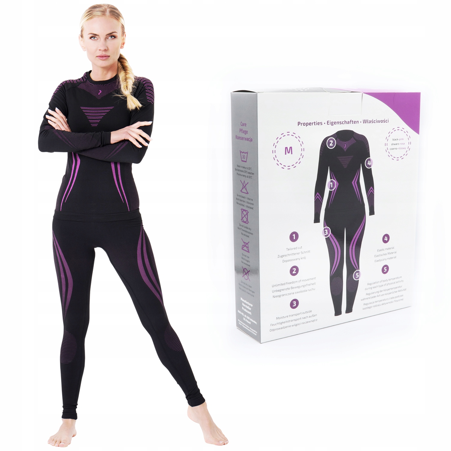 Dámské Termoprádlo Horní A Spodní Set Na Zimu L