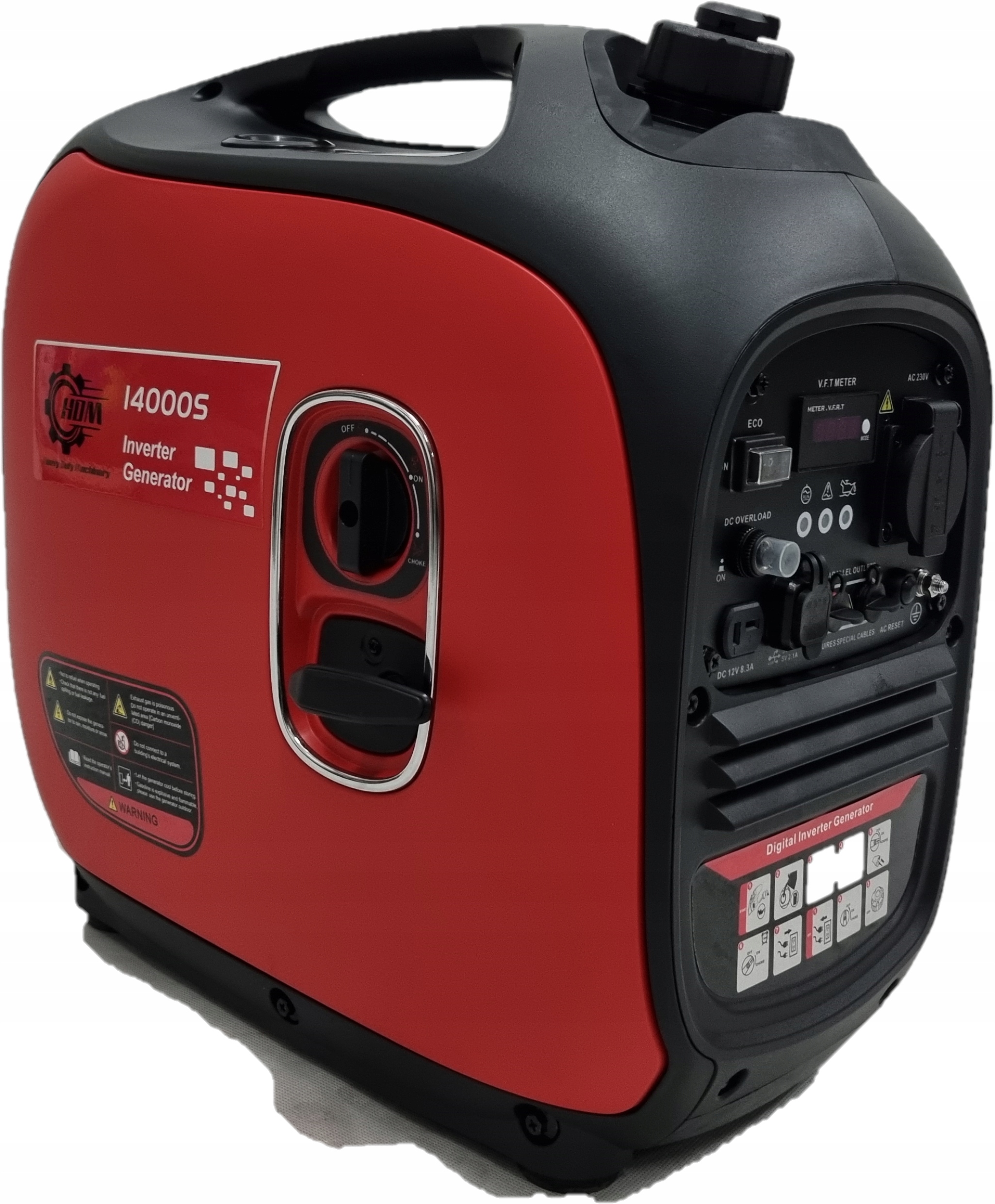 Jednofázový přenosný generátor Hdm 3500 W benzín