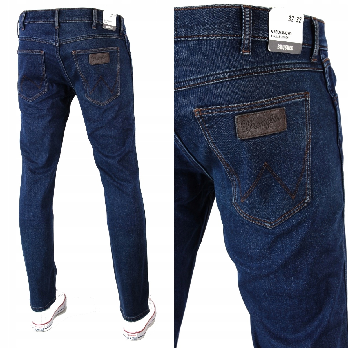 

Wrangler Greensboro Jeans Proste Reg. * W30 L32