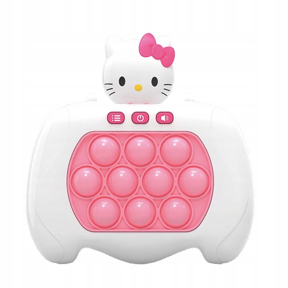 Pop It z Wzorem HALLO KITTY ELEKTRONICZNA ZRĘCZNOŚCIOWA SENSORYCZNA