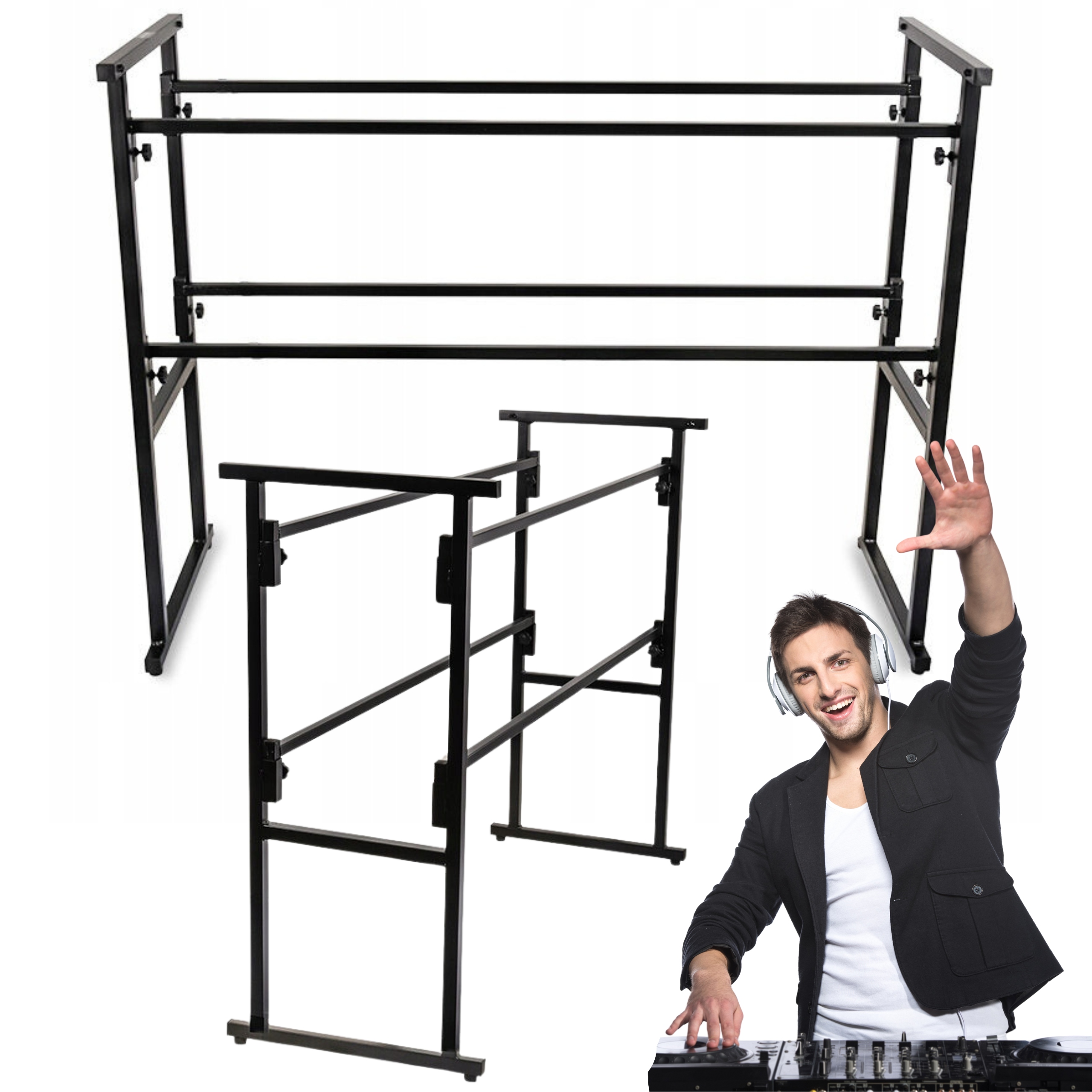 Stativ Dj Stanoviště Pro Dj STAND4ME DJ120 Mkii Pevný Stabilní 122 cm